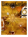 House & Garden Cover - April 1956 Premium Giclee Print by Herbert Matter