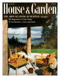 House & Garden Cover - August 1957 Premium Giclee Print by Unknown Dearborn-Massar