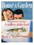House & Garden Cover - May 1958 Premium Giclee Print by Karen Radkai