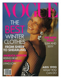 Vogue Cover - November 1990 Premium Giclee Print by Patrick Demarchelier