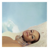 Vogue - April 1966 Premium Photographic Print by Franco Rubartelli