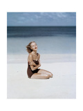 Vogue - July 1953 Premium Photographic Print by John Rawlings