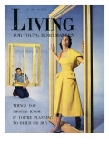 Living for Young Homemakers Cover - July 1950 Premium Giclee Print by Phillipe Halsman
