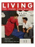 Living for Young Homemakers Cover - January 1951 Premium Giclee Print by Alan Fontaine