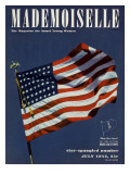 Mademoiselle Cover - July 1942 Premium Giclee Print by Luis Lemus