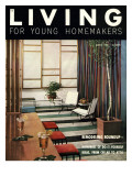 Living for Young Homemakers Cover - August 1953 Premium Giclee Print by Ernest Silva