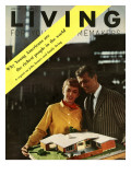 Living for Young Homemakers Cover - June 1957 Premium Giclee Print by Burt Owen