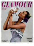 Glamour Cover - May 1944 Premium Giclee Print by Gjon Mili