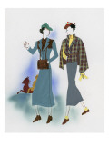 Vogue - November 1935 Premium Giclee Print by Raymond de Lavererie