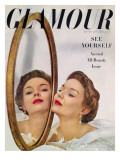 Glamour Cover - July 1949 Premium Giclee Print by John Rawlings