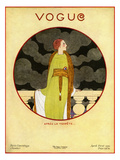 Vogue Cover - April 1919 Premium Giclee Print by Georges Lepape