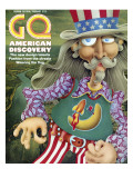 GQ Cover - February 1971 Premium Giclee Print by Tom Hachtman