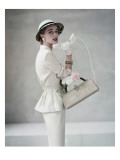 Glamour - April 1953 Premium Photographic Print by Francesco Scavullo