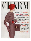 Charm Cover - August 1956 Premium Giclee Print by Louis Faurer