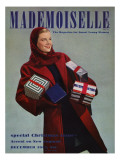 Mademoiselle Cover - December 1942 Premium Giclee Print by Paul D'Ome