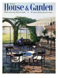 House & Garden Cover - March 1954 Premium Giclee Print by William Grigsby