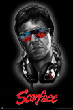 Scarface - Headphones Print