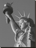 Liberty with Torch Leinwand von Chris Bliss