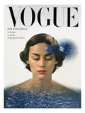 Vogue Cover - January 1948 Premium Giclee Print by Herbert Matter
