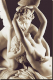 Le Ravissement de Psyché Reproduction transférée sur toile : par Antonio Canova