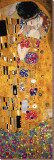 The Kiss (detail) Stretched Canvas Print by Gustav Klimt