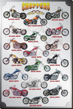 Choppers Stretched Canvas Print