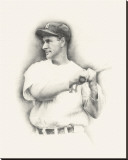 Lou Gehrig Stretched Canvas Print by Allen Friedlander