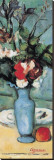 Blue Vase (detail) Reproduction transférée sur toile : par Paul Cézanne