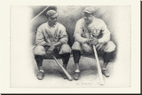 Ruth and Gehrig Reproducción en lienzo de la lámina por Allen Friedlander
