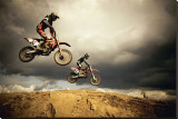 Motocross: en el aire (Motocross: Big Air) Reproducción en lienzo de la lámina Motocross: en el aire (Motocross: Big Air) Reproducción en lienzo de la lámina