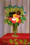 Flowers Lavender Reproducción en lienzo de la lámina por Henri Rousseau Flowers Lavender Reproducción en lienzo de la lámina por Henri Rousseau