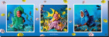 Water Babies in the Sea Reproduction transférée sur toile : par Tom Arma