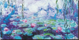 Waterlilies Stretched Canvas Print by Claude Monet Waterlilies Stretched Canvas Print by Claude Monet