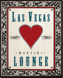Martini Lounge Stretched Canvas Print