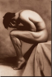 Nude Male Reproducción en lienzo de la lámina Nude Male Reproducción en lienzo de la lámina