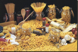 Pasta Reproducción en lienzo de la lámina