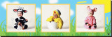 Funy Farm Reproduction transférée sur toile : par Tom Arma