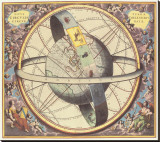 The Celestial Atlas Stretched Canvas Print by Andreas Cellarius
