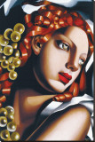 L'eclat Stretched Canvas Print by Tamara de Lempicka L'eclat Stretched Canvas Print by Tamara de Lempicka