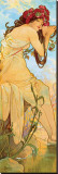 Summer Stretched Canvas Print by Alphonse Mucha Summer Stretched Canvas Print by Alphonse Mucha