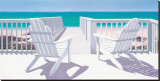 Best Seats in the House Stretched Canvas Print by Lin Seslar