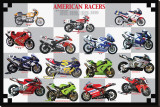 American Racers Reproducción en lienzo de la lámina American Racers Reproducción en lienzo de la lámina