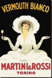 Martini & Rossi Reproduction transférée sur toile : par Marcello Dudovich