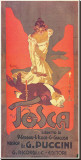 Puccini, Tosca Reproducción en lienzo de la lámina por Adolfo Hohenstein