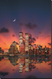 New York Skyline at Night Canvastaulu New York Skyline at Night Canvastaulu