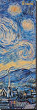 Starry Night, c.1889 (detail) Reproducción en lienzo de la lámina por Vincent van Gogh