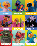 Sesame Street- Music Genres Poster