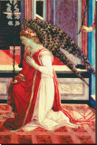 Annunciation, c.1457 Reproducción en lienzo de la lámina por Filippino Lippi Annunciation, c.1457 Reproducción en lienzo de la lámina por Filippino Lippi