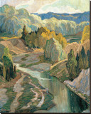 The Valley, c.1921 Reproducción en lienzo de la lámina por Franklin Carmichael The Valley, c.1921 Reproducción en lienzo de la lámina por Franklin Carmichael