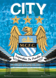 Manchester City-Crest Kunstdrucke